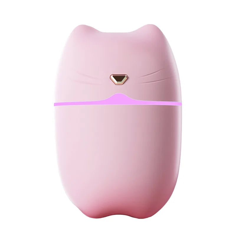 🐱 KITTY MIST™ LUX – Nawilżacz Powietrza KOTEK LED 260 ml | Ultra Cichy | Lampka Nocna |
